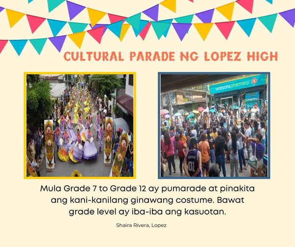 Cultural Parade ng Lopez High